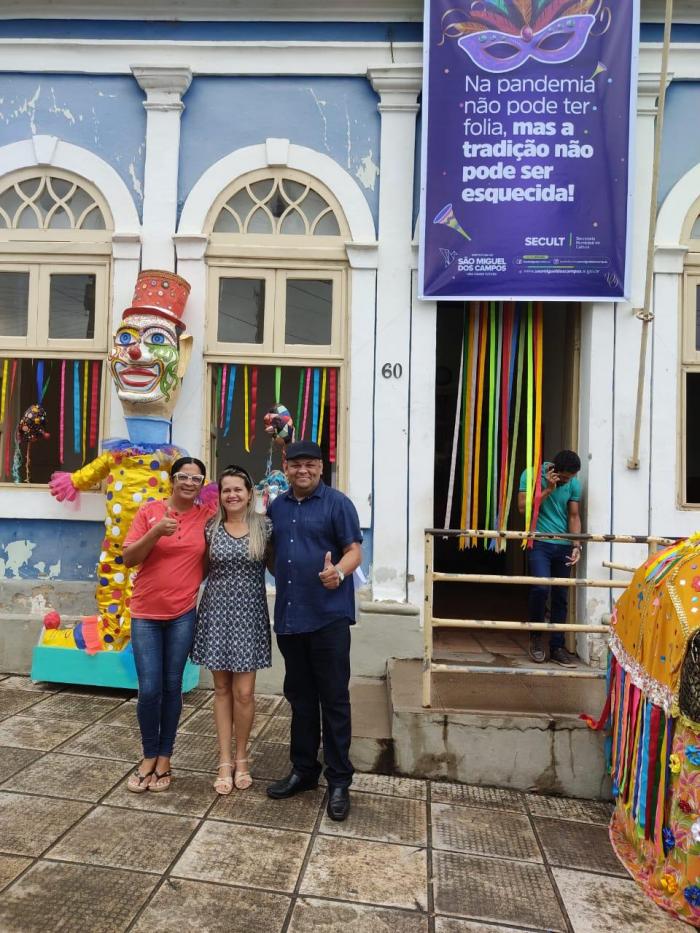 Secretaria de Cultura de São Miguel dos Campos promove exposição carnavalesca