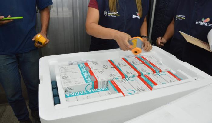 Ministério da Saúde envia para Alagoas mais 152 mil doses de vacinas contra a Covid-19