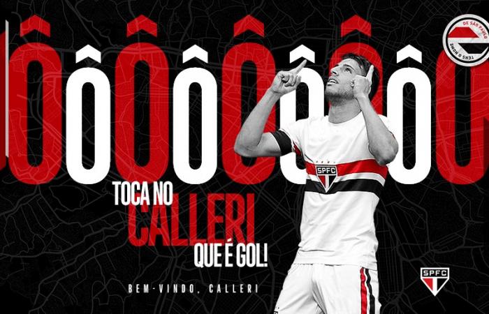 Chegou o momento: Calleri retorna ao São Paulo após cinco anos