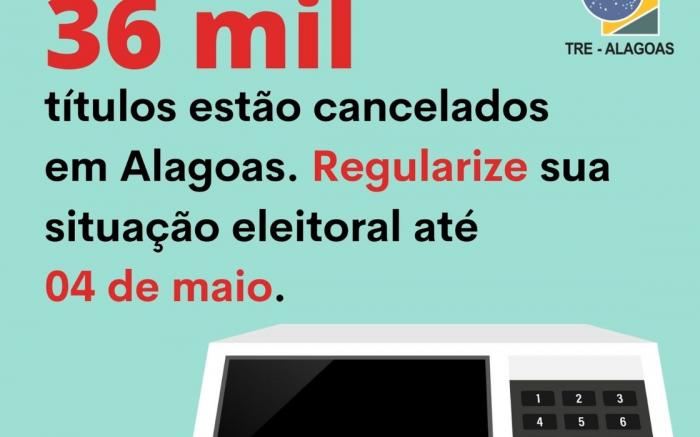 Mais de 36 mil títulos eleitorais estão cancelados em Alagoas; saiba como regularizar!