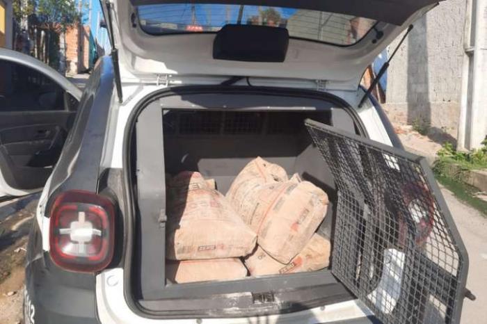 Homens que furtavam cimento são presos na Barra de São Miguel