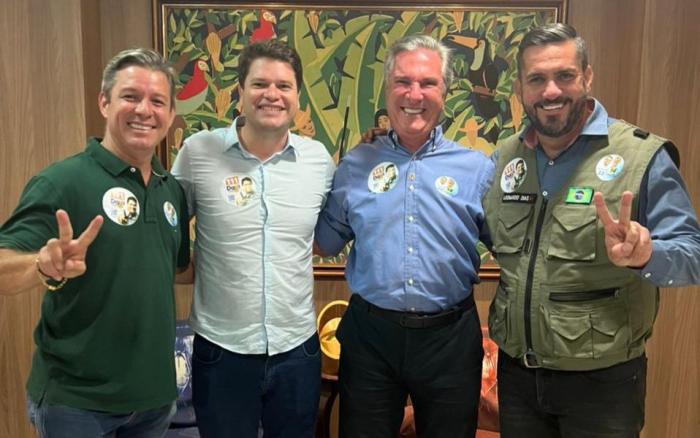 Collor, Léo Dias e Bebeto costuram aliança em apoio a Davi Davino na disputa ao Senado Federal