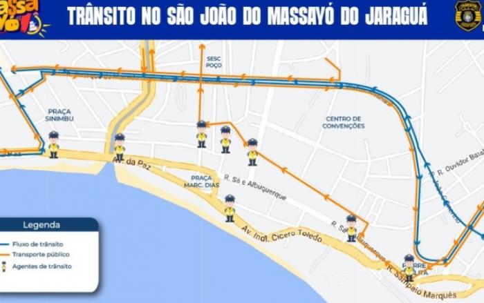 Massayó Gospel e São João Massayó causam mudanças no trânsito