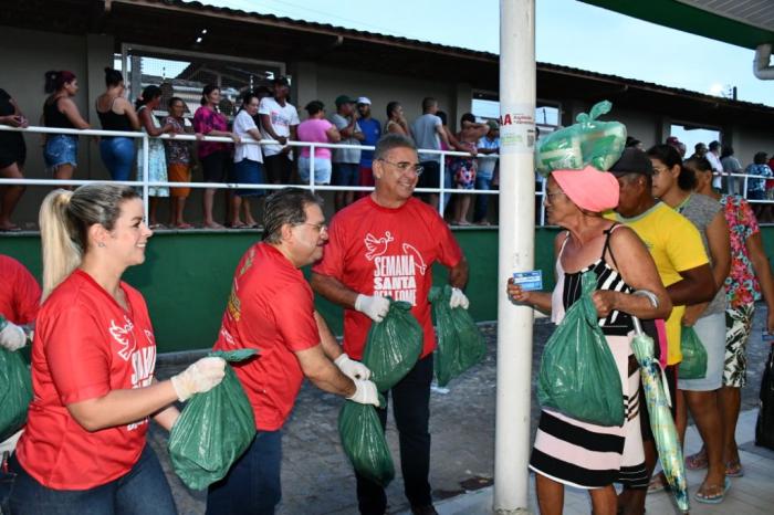 Prefeitura de São Miguel dos Campos distribui mais de 30 mil kits de alimentação na Semana Santa