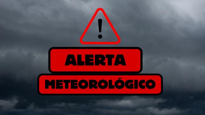 Alerta laranja de chuvas intensas atinge municípios do Sertão de Alagoas
