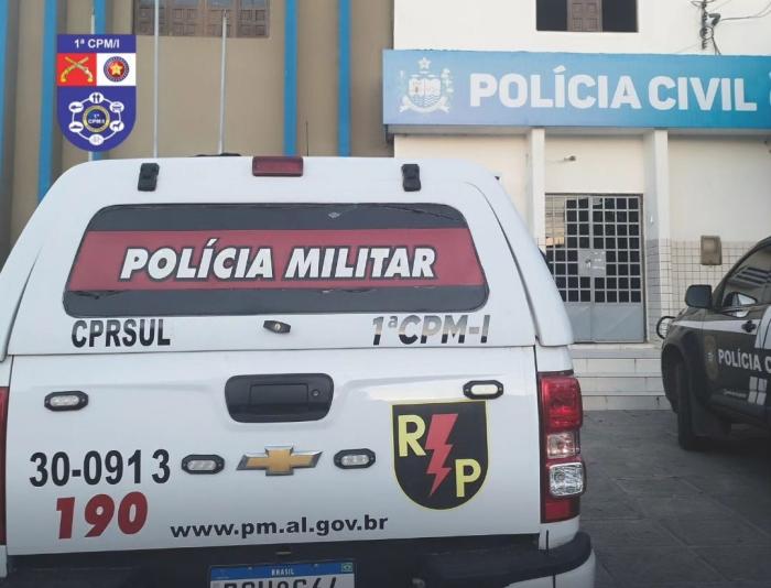 PM efetua prisão por tentativa de homicídio e tentativa de feminicídio em São Miguel dos Campos