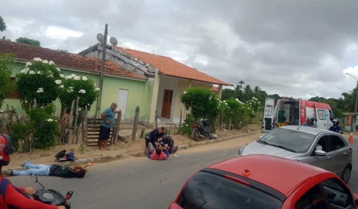 Colisão entre motociclistas deixa dois feridos em Arapiraca